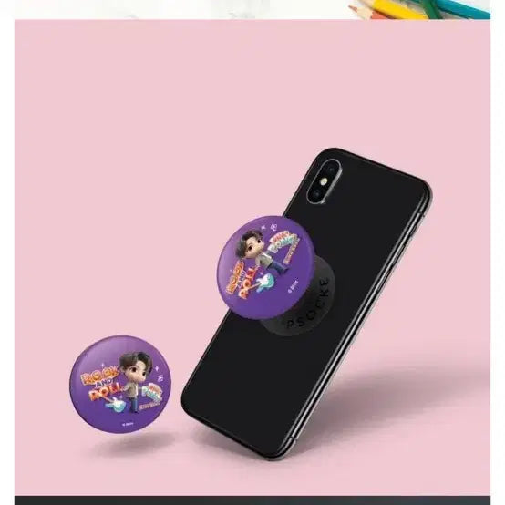 [BUNJANG] BTS PopSocket Phone Accessory / 방탄소년단 팝소켓 / 폰꾸미기 액세서리