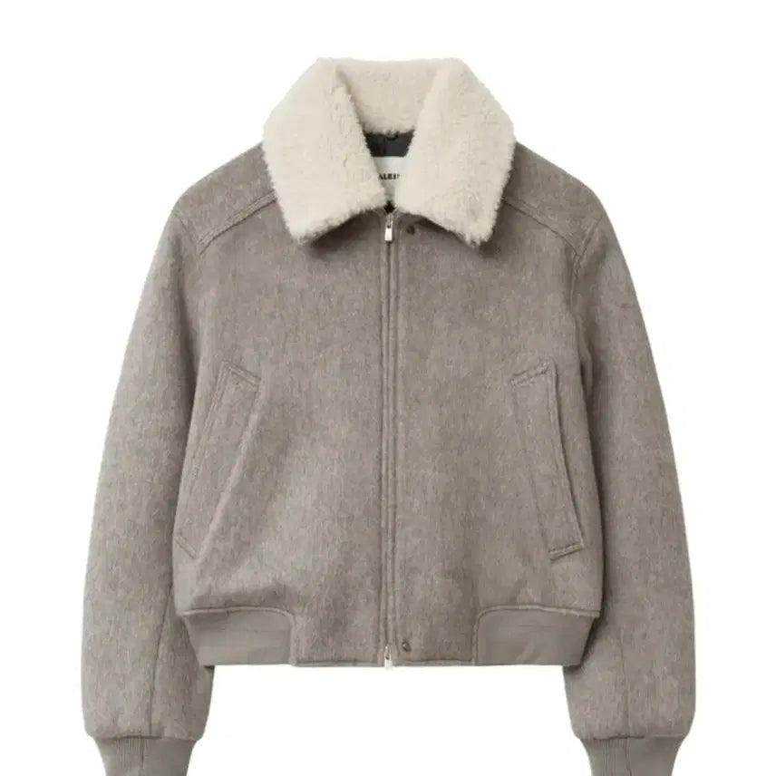 [BUNJANG] ALPACA SHEARLING COLLAR BLOUSON / (새상품)알렌느 ALPACA SHEARLING COLLAR BLOUSON