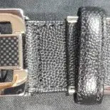 [BUNJANG] Daks Black Leather Automatic Belt / 닥스 블랙 가죽 자동 벨트(59)새제품입니다