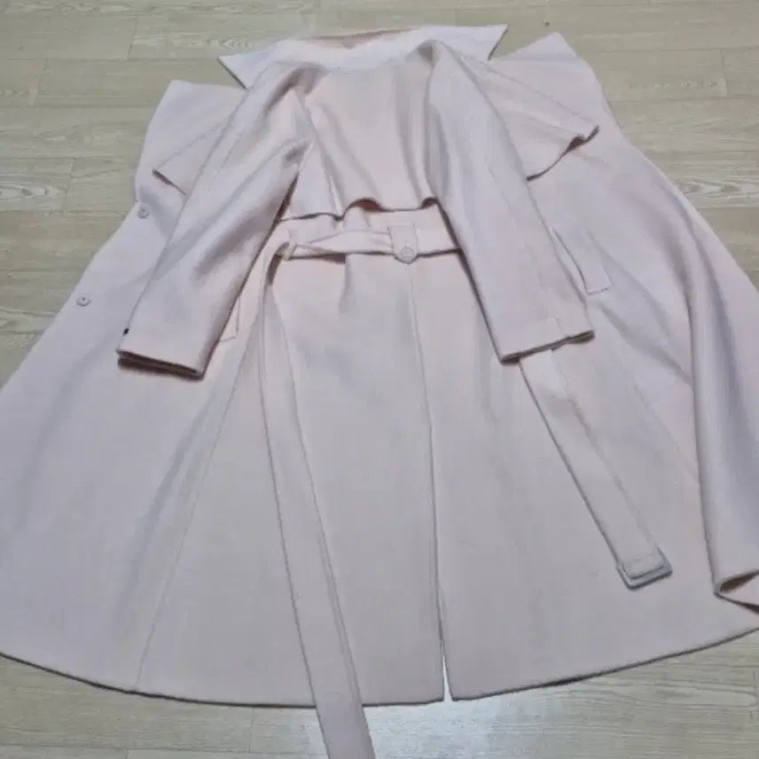 [BUNJANG] Belt Long Wool Coat / 벨트 롱 울코트