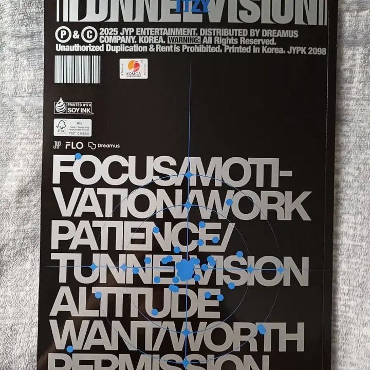 [BUNJANG] ITZY Tunnel Vision Album / 있지 터널비전 앨범 ITZY Tunnel Vision Album