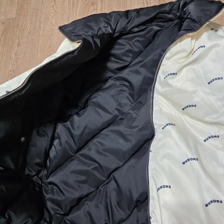 [BUNJANG] WKNDRS Reversible Black Padded Jacket / WKNDRS 리버시블 검정색 패딩 점퍼