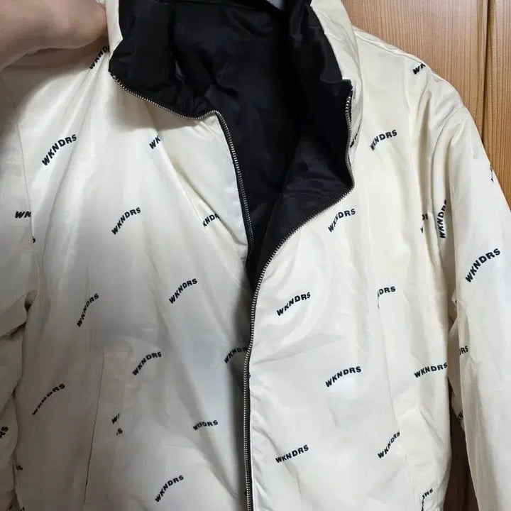 [BUNJANG] WKNDRS Reversible Black Padded Jacket / WKNDRS 리버시블 검정색 패딩 점퍼