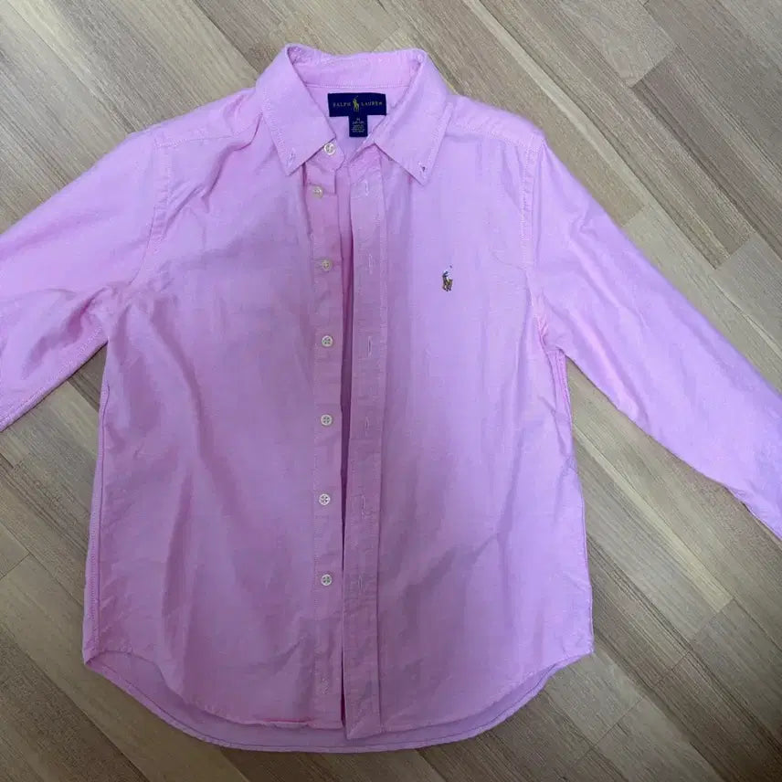 [BUNJANG] Ralph Lauren Pink Shirt (Size M) / 실착1회 랄프로렌 핑크 셔츠 M (10-12)사이즈