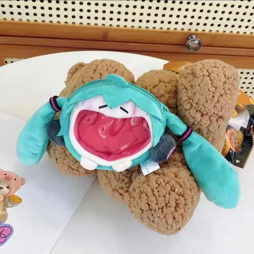 [BUNJANG] Hatsune Miku Coin Purse Bag Pouch / 덤스티커 포함)하츠네 미쿠 동전지갑 가방 파우치 프로젝트 세카이