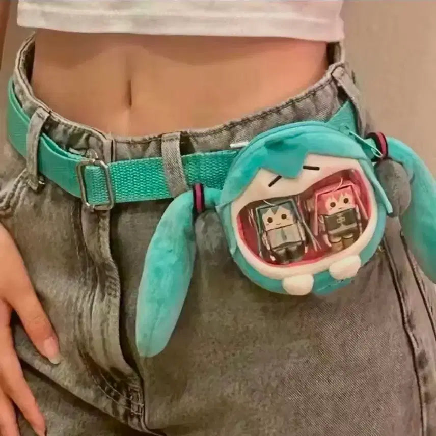 [BUNJANG] Hatsune Miku Coin Purse Bag Pouch / 덤스티커 포함)하츠네 미쿠 동전지갑 가방 파우치 프로젝트 세카이
