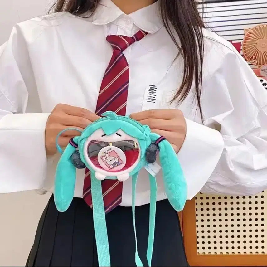 [BUNJANG] Hatsune Miku Coin Purse Bag Pouch / 덤스티커 포함)하츠네 미쿠 동전지갑 가방 파우치 프로젝트 세카이
