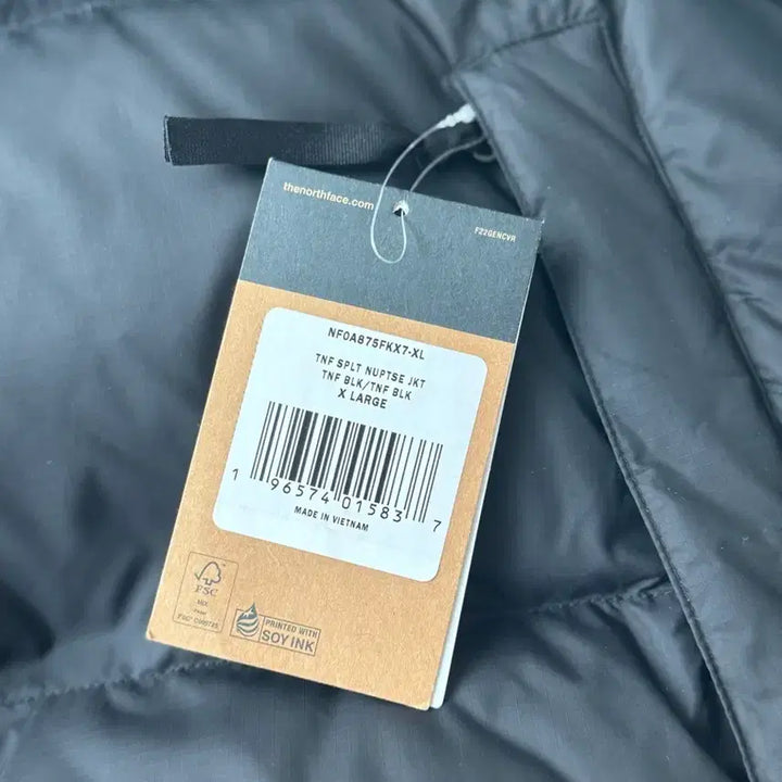 [BUNJANG] Supreme The North Face Split Nuptse Padded Jacket - XL / 슈프림 x 노스페이스 스플릿 눕시 패딩 블랙 - XL 사이즈