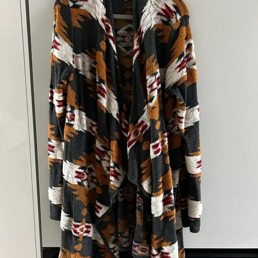 [BUNJANG] Lucky Brand Aztec Bohemian Shawl Cardigan / 럭키브랜드 아즈텍 보헤미안 숄 가디건 (빈티지 에스닉 롱가디건 Y2K)