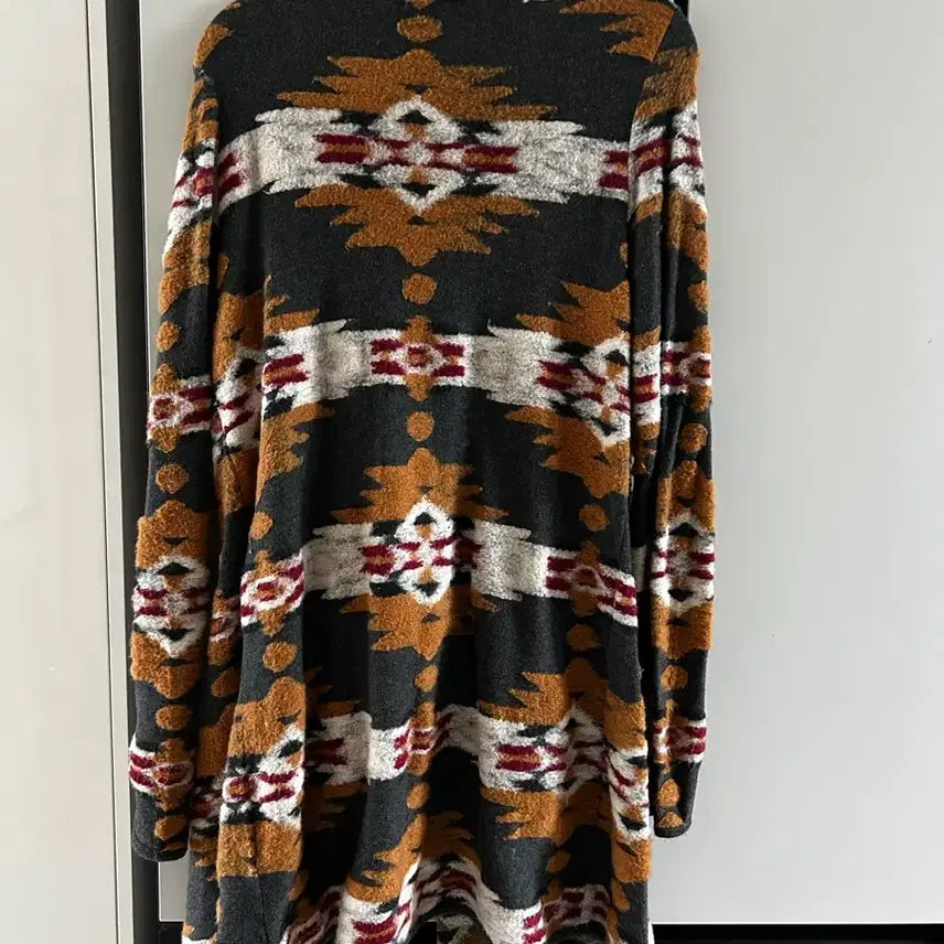 [BUNJANG] Lucky Brand Aztec Bohemian Shawl Cardigan / 럭키브랜드 아즈텍 보헤미안 숄 가디건 (빈티지 에스닉 롱가디건 Y2K)