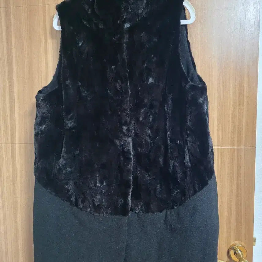 [BUNJANG] Mink Wool Long Vest / 상태좋은 밍크 모직 롱조끼 66 77