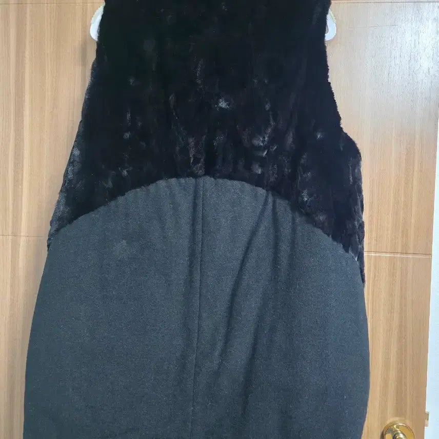 [BUNJANG] Mink Wool Long Vest / 상태좋은 밍크 모직 롱조끼 66 77