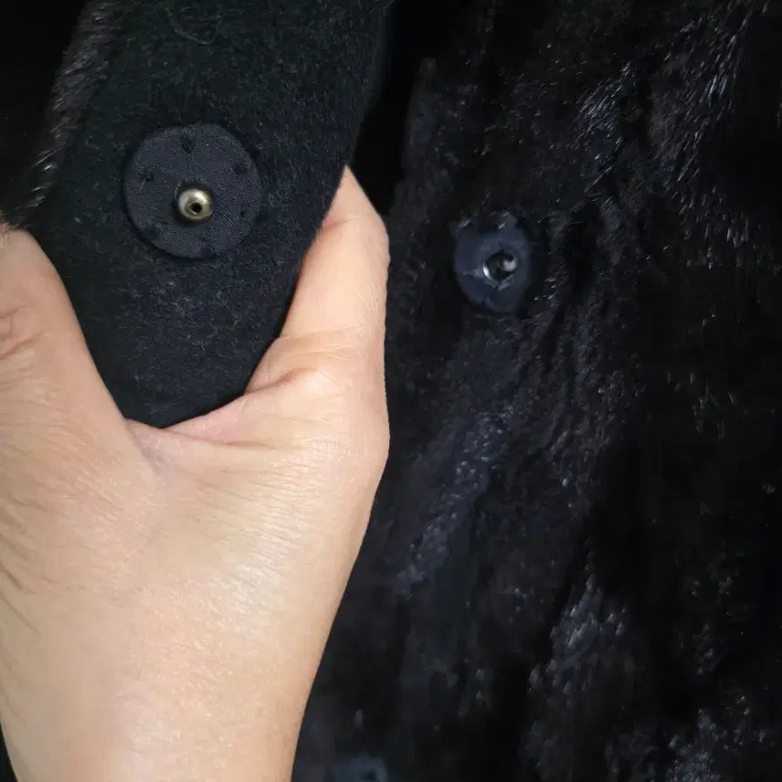 [BUNJANG] Mink Wool Long Vest / 상태좋은 밍크 모직 롱조끼 66 77