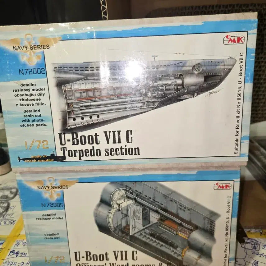 [BUNJANG] CMK U-Boot VII C 1/72 Model Kit / CMK U-Boot VII C 엔진/지휘실 1/72 프라모델