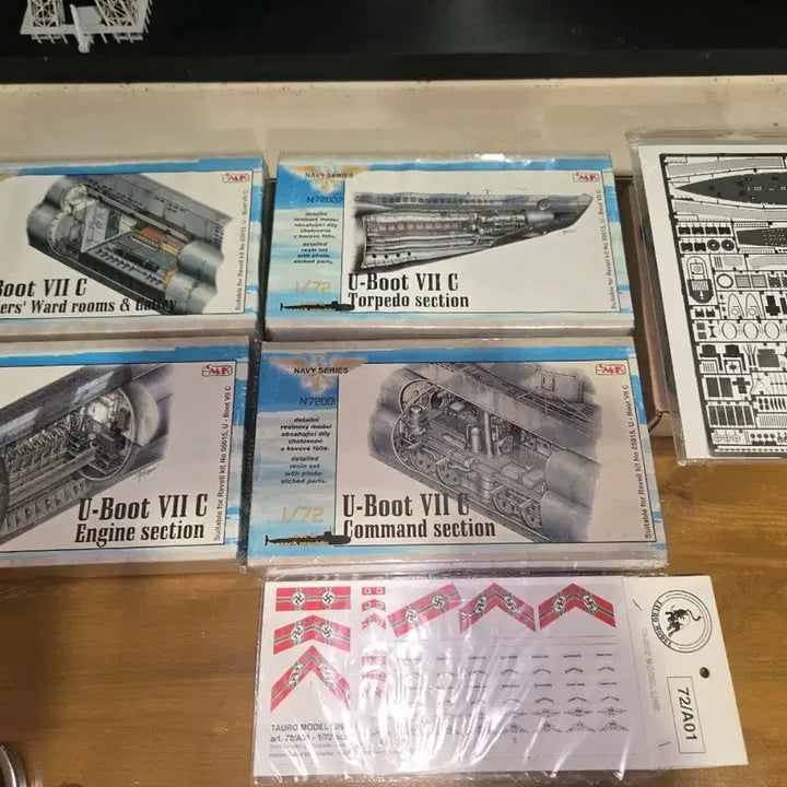 [BUNJANG] CMK U-Boot VII C 1/72 Model Kit / CMK U-Boot VII C 엔진/지휘실 1/72 프라모델