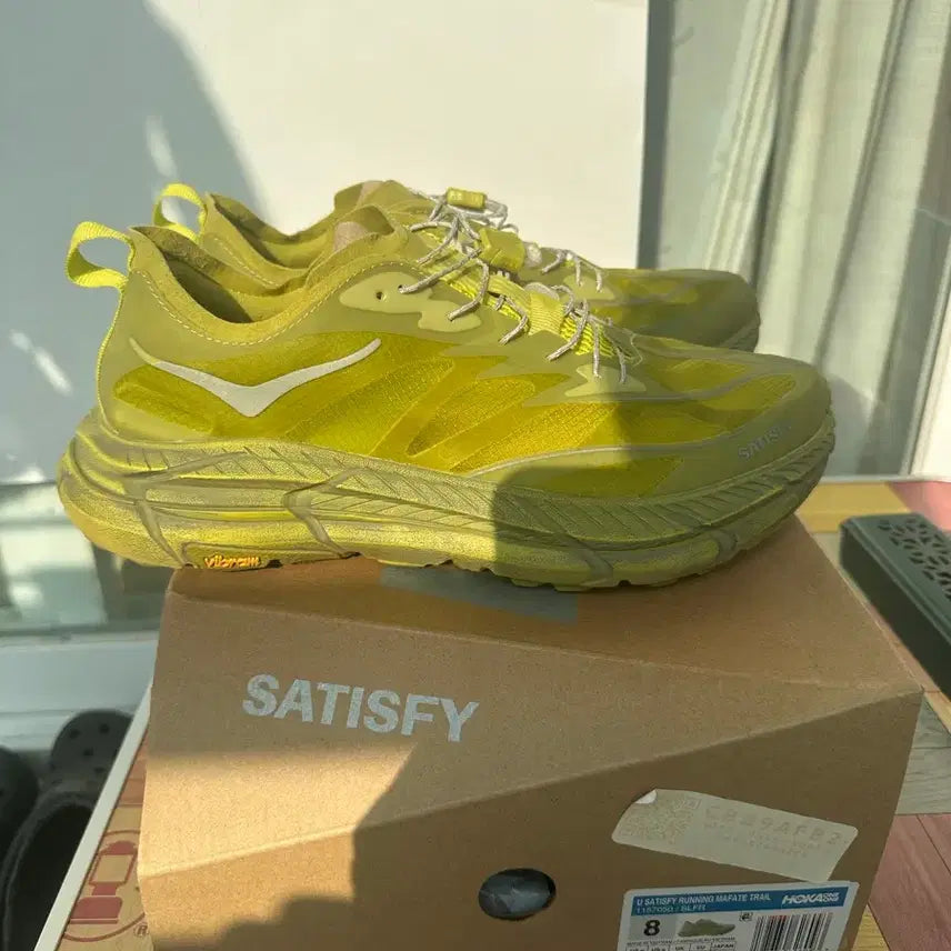 [BUNJANG] Hoka Mafate Trail Yellow / 호카 새티스파이 마파테 트레일 옐로우