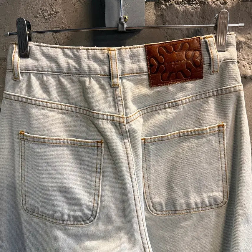 [BUNJANG] Sandro Paris Stitch Pocket Light Denim Pants / 산드로 파리 스티치 포켓 라이트 데님 팬츠 36