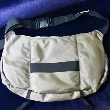 [BUNJANG] GU Nylon Crossbody Bag Brown / 지유 GU 고프코어 나일론 크로스백 브라운 FREE