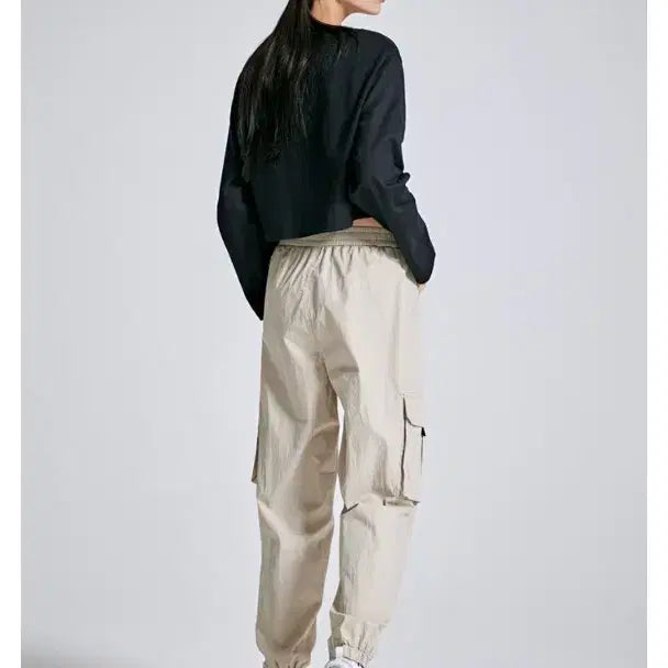 [BUNJANG] SPAO Gray Cargo Jogger Pants (M) / 스파오 밴딩 카고 조거 팬츠 (그레이 M)