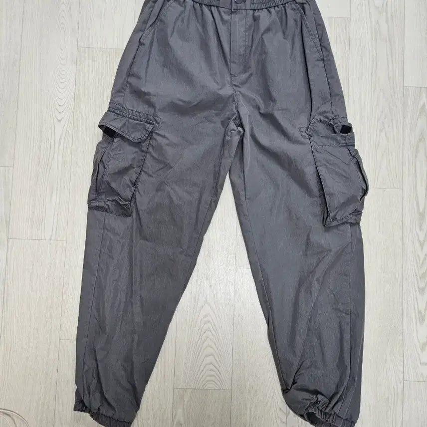 [BUNJANG] SPAO Gray Cargo Jogger Pants (M) / 스파오 밴딩 카고 조거 팬츠 (그레이 M)