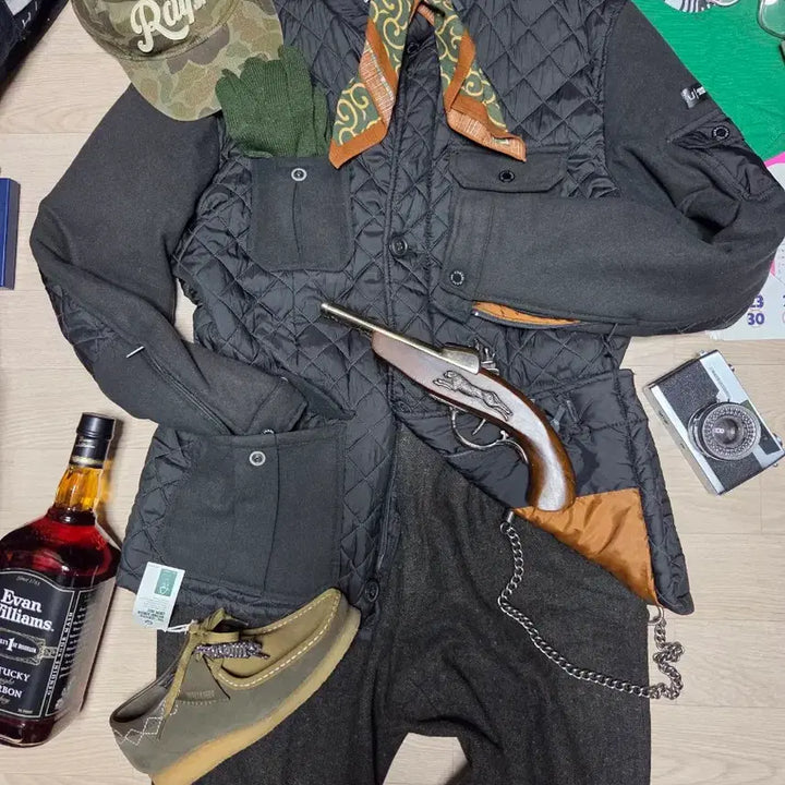 [BUNJANG] Armani Quilted Field Jacket / ARMANI 아르마니 알마니 퀼팅 자켓 필드자켓 라이더 바이커