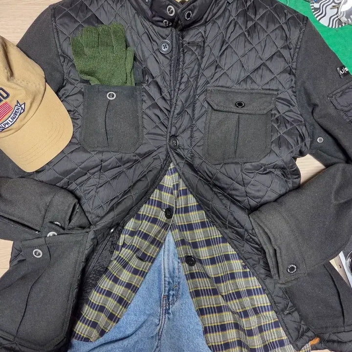 [BUNJANG] Armani Quilted Field Jacket / ARMANI 아르마니 알마니 퀼팅 자켓 필드자켓 라이더 바이커