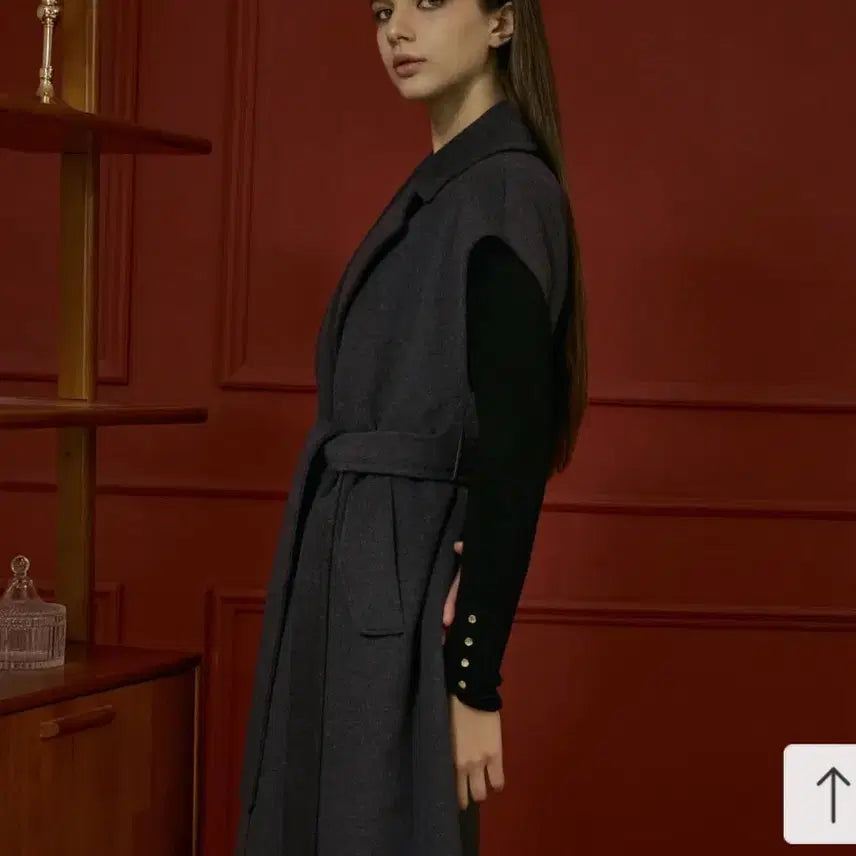 [BUNJANG] Stefnel Wool Vest Coat 44 / 스테파넬 울 베스트 코트 44