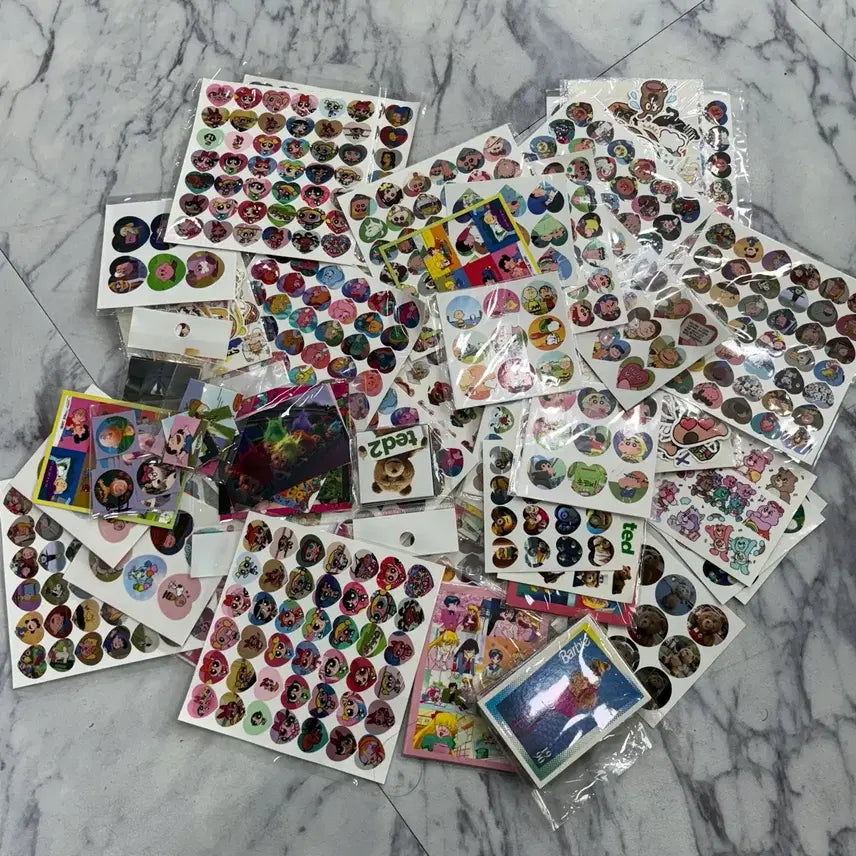 [BUNJANG] Character Sticker Bundle Set / 캐릭터 스티커 일괄 판매