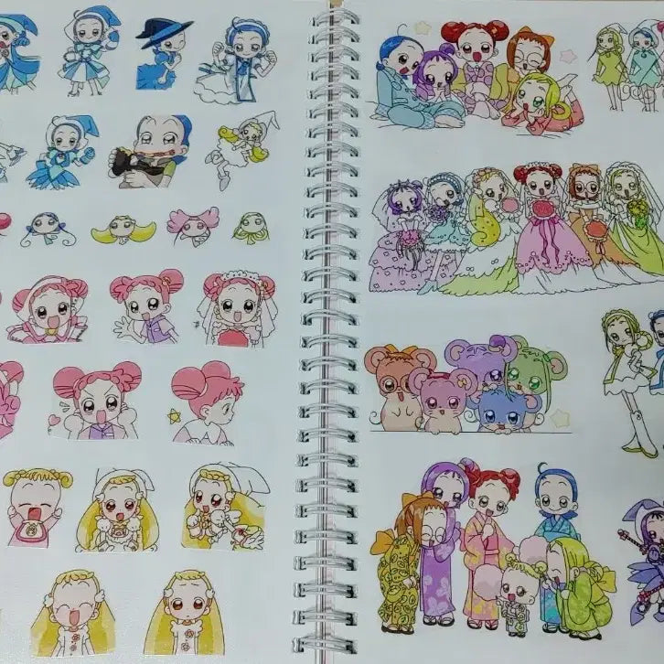 [BUNJANG] Anime Sticker Book / 마법소녀 애니 인스 스티커북