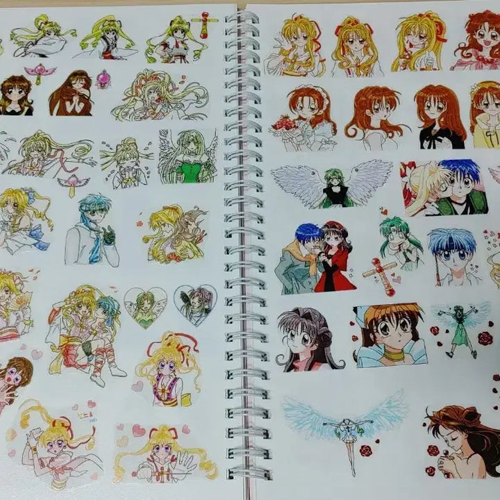 [BUNJANG] Anime Sticker Book / 마법소녀 애니 인스 스티커북