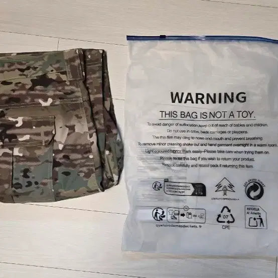 [BUNJANG] Unisex Multi-Cam Cargo Pants - Size 34-36 / 멀티캠 카고 바지 남성용 미착용 새상품, 사이즈 34~36