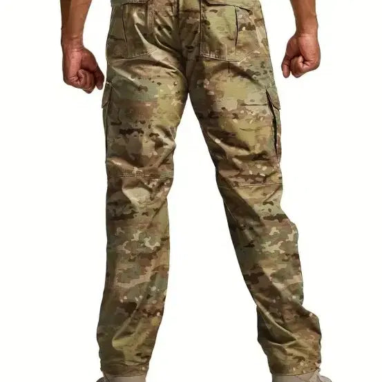 [BUNJANG] Unisex Multi-Cam Cargo Pants - Size 34-36 / 멀티캠 카고 바지 남성용 미착용 새상품, 사이즈 34~36