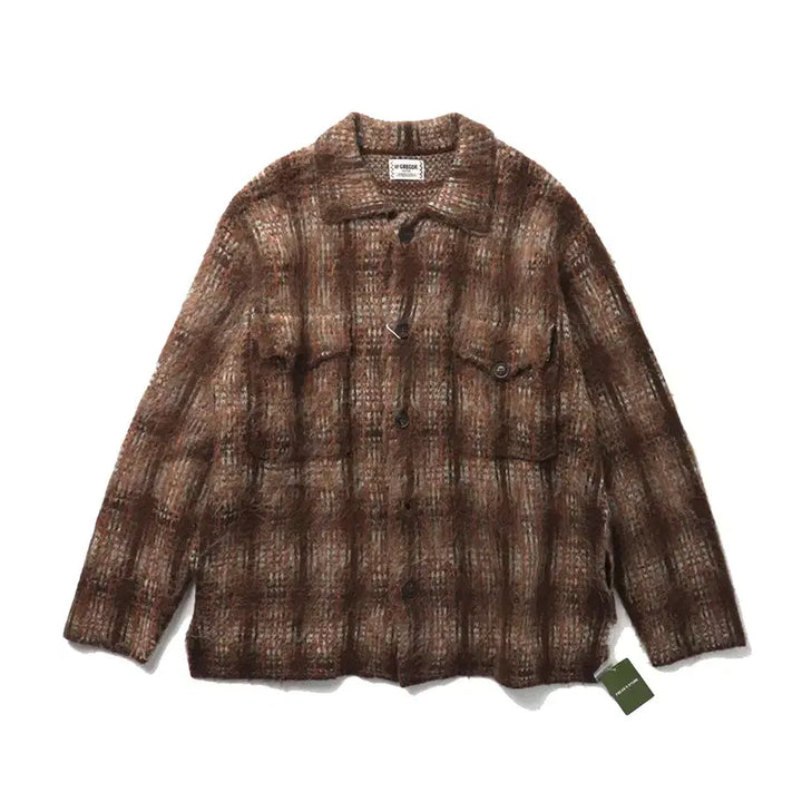 [BUNJANG] McGREGOR Mohair Knit Shirt / McGREGOR Collection Mohair Knit