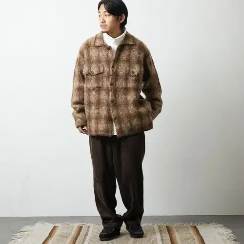 [BUNJANG] McGREGOR Mohair Knit Shirt / McGREGOR Collection Mohair Knit