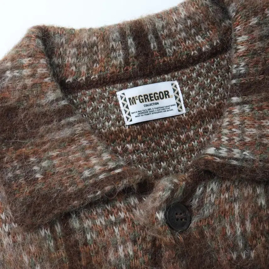 [BUNJANG] McGREGOR Mohair Knit Shirt / McGREGOR Collection Mohair Knit