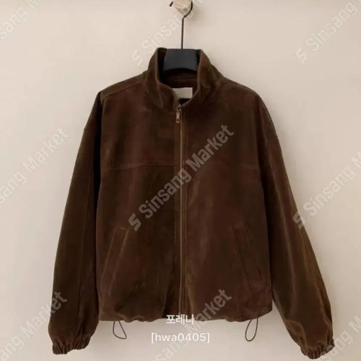 [BUNJANG] Suede Zip-Up Jacket / 스웨이드  집업 자켓(새상품)