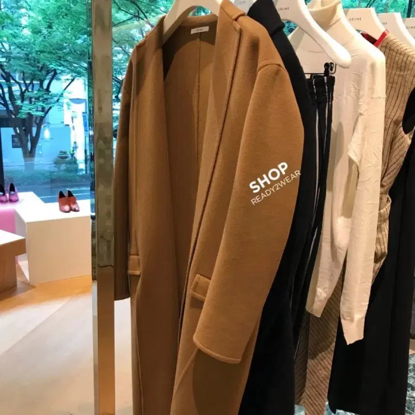 [BUNJANG] R2W Egg Shape Cashmere Coat / 레디투웨어 R2W 에그 쉐이프 캐시미어 코트