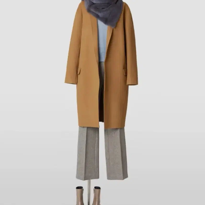 [BUNJANG] R2W Egg Shape Cashmere Coat / 레디투웨어 R2W 에그 쉐이프 캐시미어 코트
