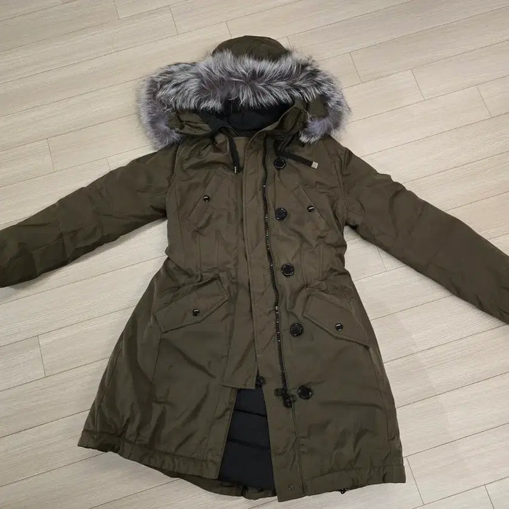 [BUNJANG] Generic Silver Fox Hooded Duck Down Padded Jacket / 새상품 55사이즈 오리털패딩 실버폭스후드