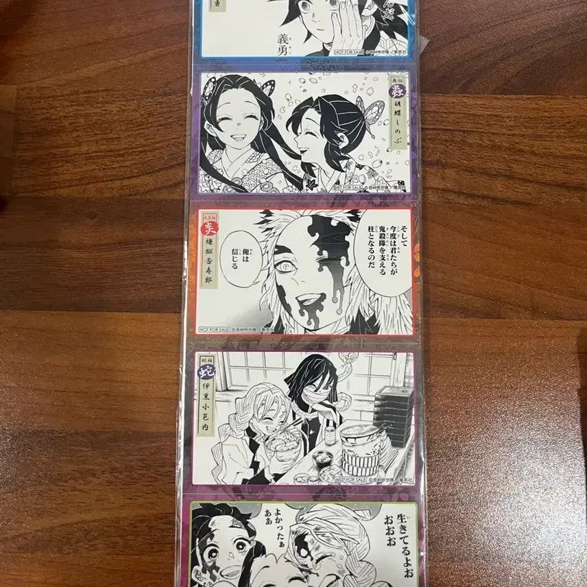 [BUNJANG] Demon Slayer Jump Shop 5-Pack Sticker Set / [귀멸의칼날] 점프샵 5연속 스티커세트