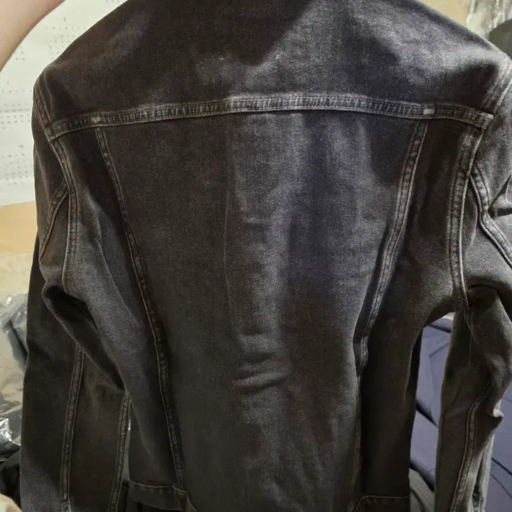 [BUNJANG] AllSaints Black Denim Jacket Size S / 올세인츠 블랙 데님 자켓 s사이즈