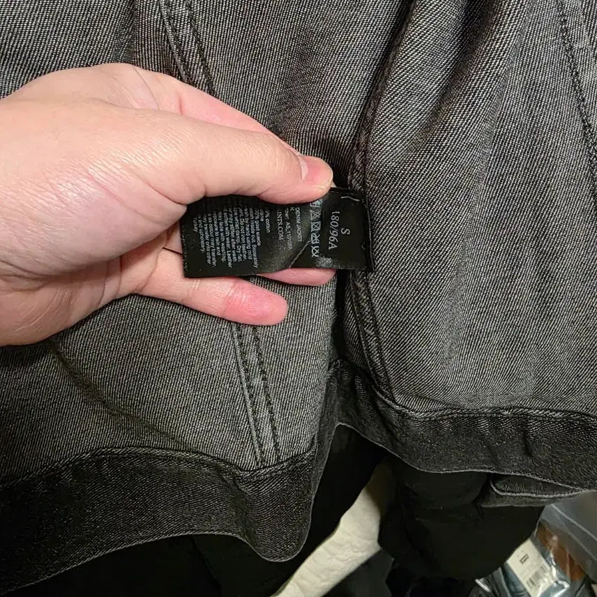 [BUNJANG] AllSaints Black Denim Jacket Size S / 올세인츠 블랙 데님 자켓 s사이즈