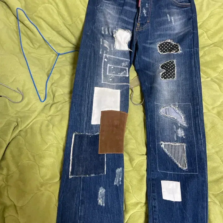 [BUNJANG] Dsquared2 Patchwork Denim Jeans / Dsquared2 패치워크 데님 청바지48