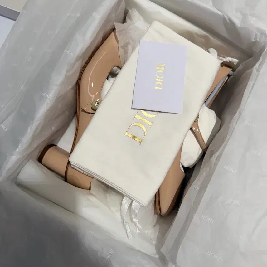 [BUNJANG] Dior Jolie Dior Pumps Beige 34 / 디올 정품 jolie dior 펌프스 베이지 34 새상품
