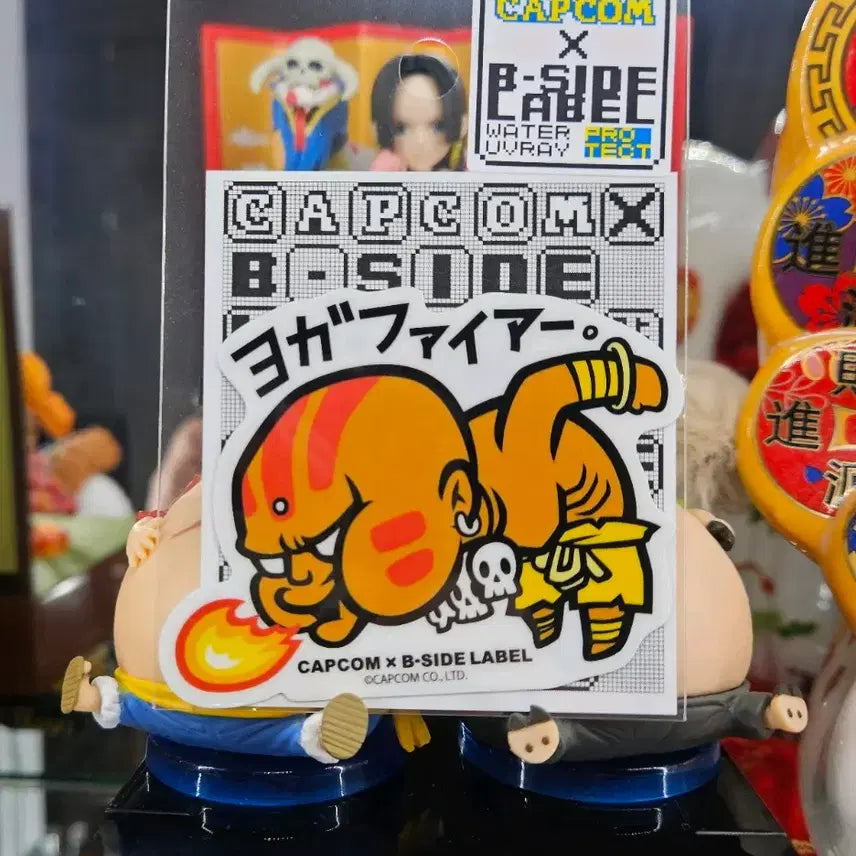 [BUNJANG] Street Fighter Dhalsim B-Side Label Sticker / 스트리트 파이터 달심 비사이드라벨 스티커