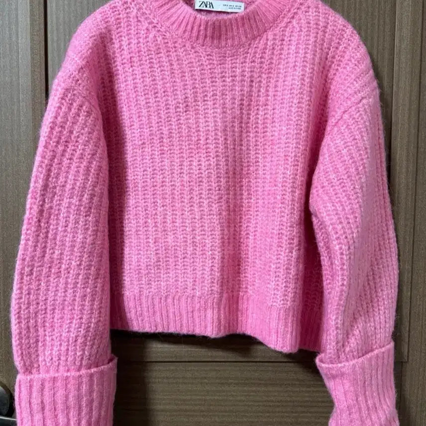 [BUNJANG] ZARA Pink Knit Sweater / 자라 핑크 니트 s