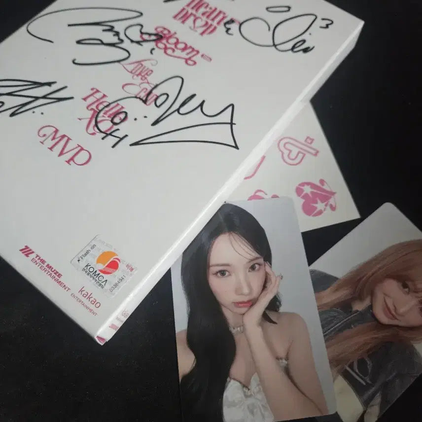 RESCENE 3집 리센느 Bloom 싸인멘트 포카 비매 앨범