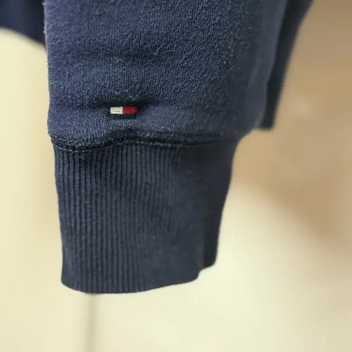 [BUNJANG] Tommy Hilfiger Navy Fleece Hoodie (M) / (반택무료) 타미힐피거 네이비 기모 후드티 M