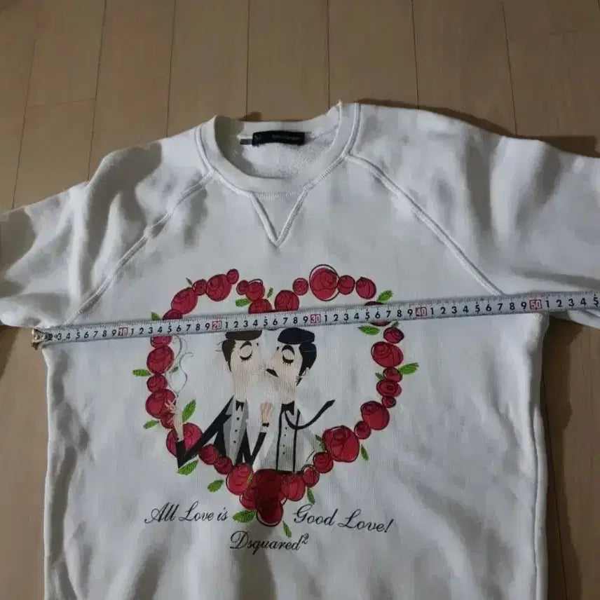 [BUNJANG] Dsquared2 Dean & Dan Heart Sweatshirt / 디스퀘어드 딘앤댄 하트 맨투맨