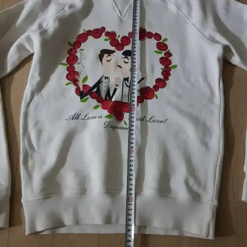 [BUNJANG] Dsquared2 Dean & Dan Heart Sweatshirt / 디스퀘어드 딘앤댄 하트 맨투맨